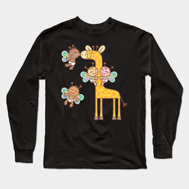 giraffe Long Sleeve T-Shirt by byTxemaSanz